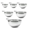 thumbnail image 2 of Cheers.US Stainless Steel Mixing Bowl Easy To Clean, Nesting Bowls for Space Saving Storage, Great for Cooking, Baking, Prepping, 2 of 7