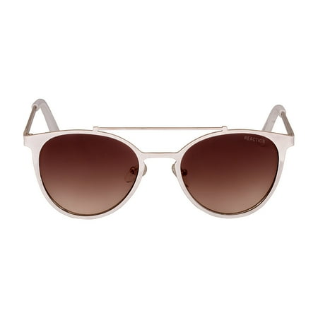 - Kenneth Cole Reaction Metal Frame Brown Gradient Lens Ladies Sunglasses KC13155124F