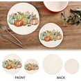 thumbnail image 3 of SKYSONIC Watercolor Pumpkin Colorful Pot Holders Trivets, 2 Pcs Heat Resistant Trivets,Thanksgiving Cotton Thread Weave Mats for Hot Pads Pans Pot Bowl Teapot for Kitchen Decor, 3 of 7