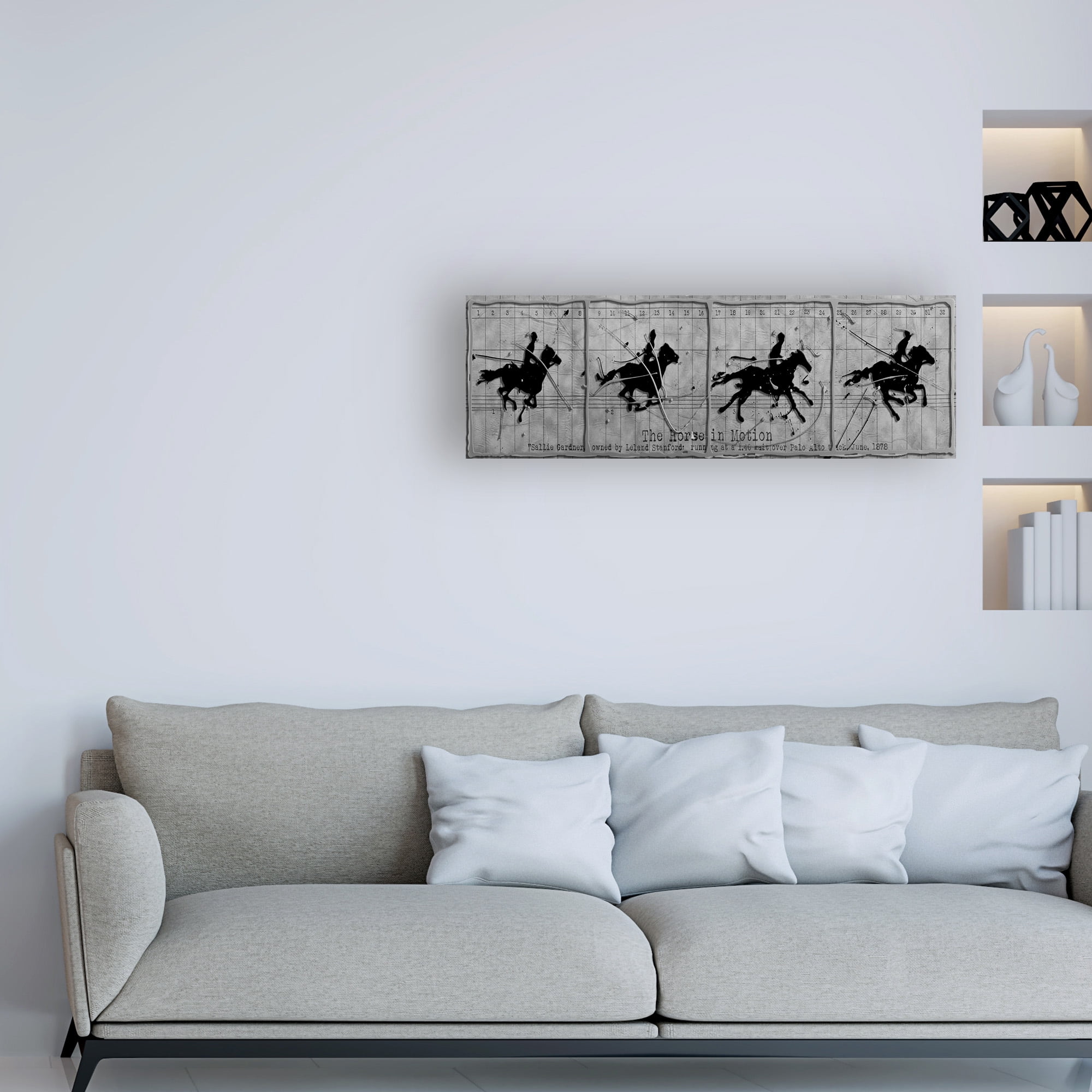 Trademark Fine Art 'Horse in Motion' Canvas Art by Roderick Stevens