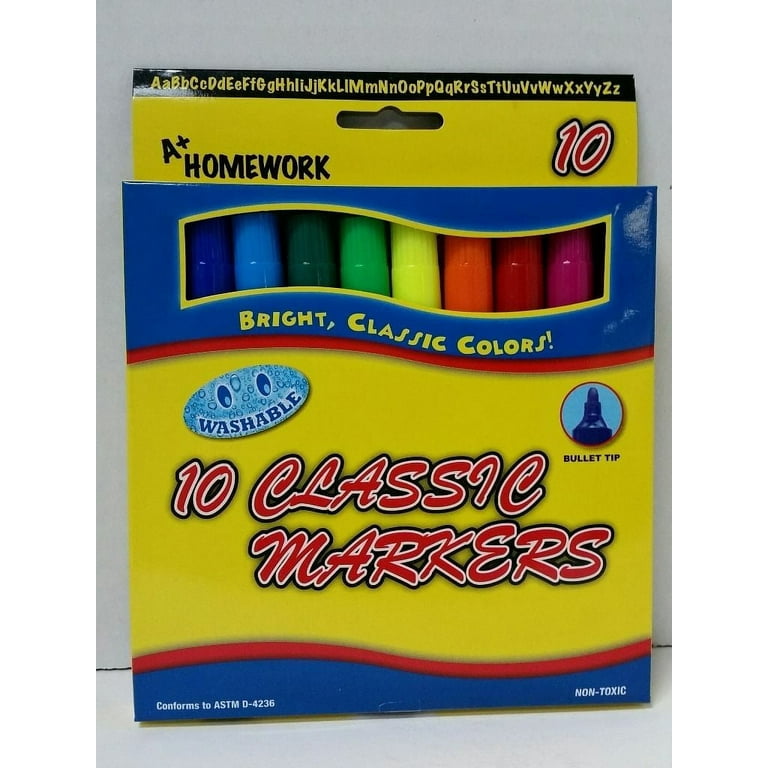  JoyCat 48 Count Washable Markers for Kids, 48 Colors