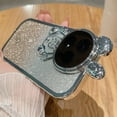 thumbnail image 1 of Funda de teléfono con soporte de cámara de astronauta brillante para iPhone 14, 13, 12, 11 Pro Max, XR, 14 Plus, soporte de lente Invisible, cubierta suave chapada Fivean unisex, 1 of 2
