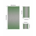 thumbnail image 4 of Green Grey Ombre Towel Set of 3, Soft Microfiber Bath Towels, Hand Towel, Washcloths, Modern Gradient Abstract Art Quick-Dry Absorbent Towels for Bathroom Kitchen Hotel Beach Gym Spa, 4 of 7