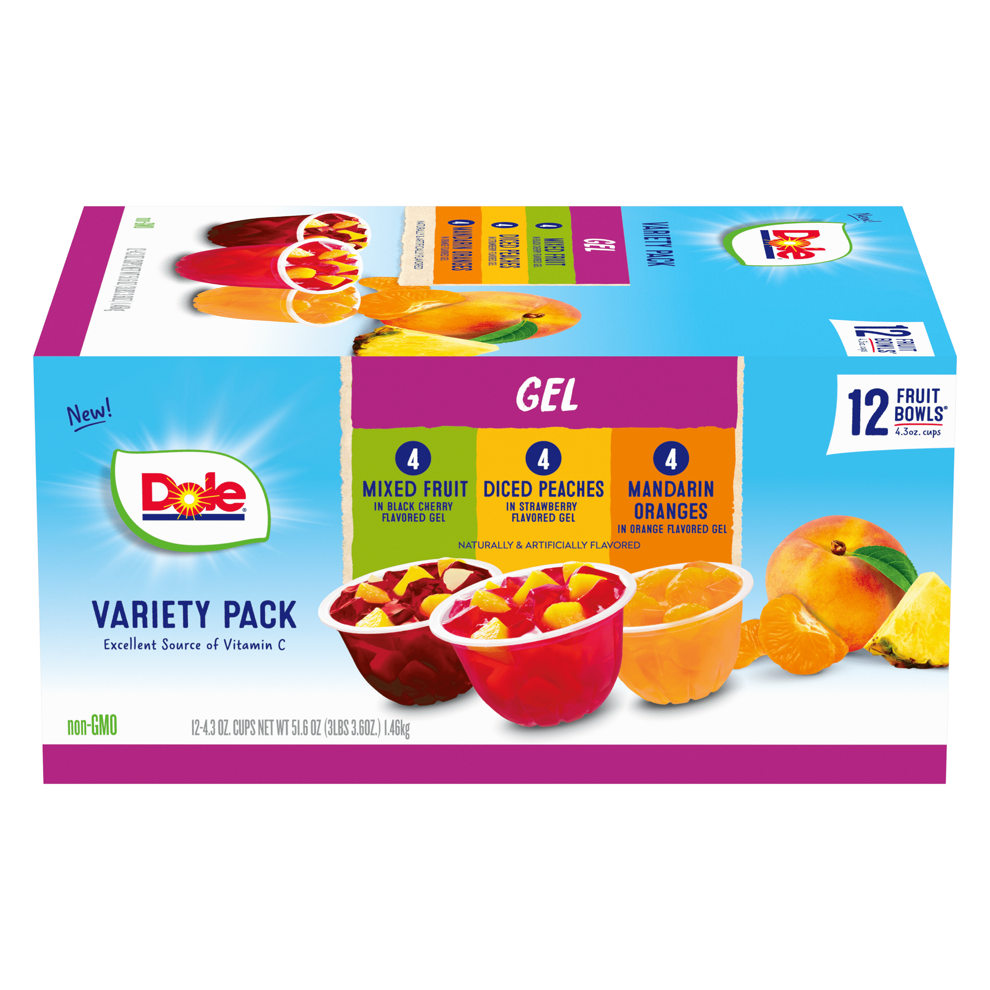 Dole Adds Three More Flavors and New Mix-Friendly Bowl to Its