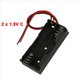 thumbnail image 2 of 10X Caja Negra de Plastica de Bateria de Soporte del Cable 2 X 1,5 V AAA, 2 of 2