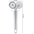 thumbnail image 3 of Stainless Steel Pizza Wheel Cutter Kitchen Wheel Safety Cake Knife, 3 of 4