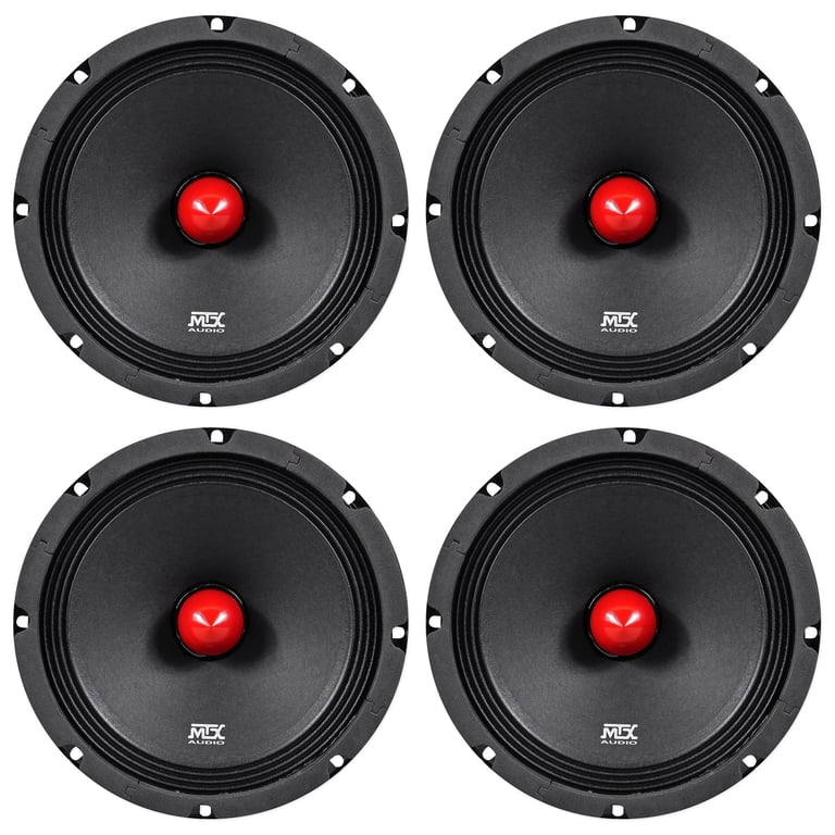 4 MTX Thunder RTX88 8” 1200 Watt 8-Ohm Midbass/Midrange Car/Pro 
