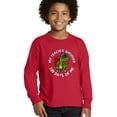 thumbnail image 2 of Wild Bobby My Teacher Survived 100 Days of Me Funny Dinosaur Cool Dino, 100 Days of School 2024 2025 Design for Kids Youth Boys Girls School Youth Longsleeve Shirt, 2 of 6