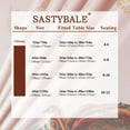 thumbnail image 6 of SASTYBALE 60"x120" Rectangle Tablecloth - Brown Turkey Pumpkin, Spill-proof for Fall Thanksgiving, 6 of 7