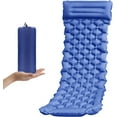 thumbnail image 1 of FrostHike Sleeping Pad for Camping,Ultralight Inflatable Backpacking Sleeping Mat with Pillow,Lightweight, Waterproof and Compact,Folding Sleeping Bag Mattress Pad for Hiking, Camping Air Mattress, 1 of 5