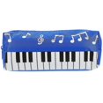 thumbnail image 4 of Childrens Pen Cases Piano Keyboard Pattern Pencil Bag Portable Pencil Case Dark Blue 19.50X9.00X4.00CM Stationery Organization 1Pcs, 4 of 5