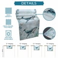 thumbnail image 6 of Coastal Whale Table Runner, Nautical Ocean Shells Seaweed Coral Washable Cotton Linen Table Runners 90 Inches Long, Dresser Scarf Runner for Dining/Coffee/Kitchen/Hallway Tables 13''x90'', 6 of 8