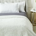 thumbnail image 4 of Lapointe Faux Lamb Fur Throw - Reverse Micromink, Extra Soft 50" x 60", White, 4 of 10