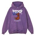 thumbnail image 2 of Sudadera holgada estilo hip hop para hombre, estilo retro, desgastado, estilo americano, con capucha, 100 % algodón, para otoño, 2 of 4