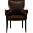 thumbnail image 2 of SAFAVIEH Ken Rustic Classic Leather Arm Chair, Brown, 2 of 5