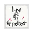 thumbnail image 2 of Marmont Hill Happy Girls Are the Prettiest Framed Painting Print, 2 of 4