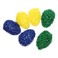 thumbnail image 5 of MRLESS 6pcs Easter Egg Shape Wicker Rattan Balls Boho Style Decorative Balls for Weddings Seasonal Decor Vase Fillers Holiday Decorations, 5 of 8