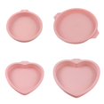 thumbnail image 1 of Cake Mold Silicone DIY 4PCS Reusable Baking Mold Cake Pan Bread Mold for Kitchen, 1 of 9