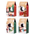 thumbnail image 1 of Hemoton 16pcs Christmas Cookie Boxes High Quality Kraft Paper Boxes 4 Patterns Gift Boxes Candies Boxes for Christmas Party Holidays Banquets, 1 of 8