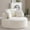 Beige, variant on Vanress 53'' Oversized Round Chaise Lounge Chair Indoor,Upholstered Corduroy Deep Seat Cloud Circle Sofa Chair,Modern Fluffy Comfy Floor Reading Armchair for Living Room,Bedroom,No Assembly,Yellow