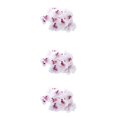 thumbnail image 1 of Lote de 60 Pcs de Mariposa Orquidea de 9 cm Cabeza de Flor Artificial Decoracion para Boda Accesorio para Broche para El Pelo, 1 of 4