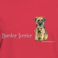 thumbnail image 3 of CafePress - Border Terrier Home Women's Dark T Shirt - Women's Traditional Fit Dark T-Shirt, 3 of 4