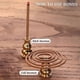 thumbnail image 5 of Incense Burner, Ceramic Incense Burner With Lid, Suitable For Incense Cones/incense Coils/incense Sticks, 30 Incense Cones + Metal Incense Holder + Fi, 5 of 5