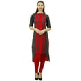 thumbnail image 5 of Phagun Womens Indian Cotton Designer Tunic Top Asymmetrical Hem Kurti Casual Wear Kurta, 5 of 7
