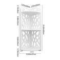 thumbnail image 3 of Mecorevxz Vanity Storage and Organization - White Multi-Layer Storage Shelf,Triangular Bathroom Shelf Corner,Floor Storage Shelf Suitable for Toilet Kitchen, 3 of 7