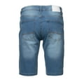 thumbnail image 6 of Men's Flex Stretch Slim Skinny Fit Casual Denim Jeans Shorts, Light Blue, 6 of 8