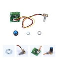 thumbnail image 1 of CRAFTHROU Contrôleur de Vitesses Moteur DC Régulateur de Basse Tension avec Protection contre le Surintensité pour Contrôler l'Utilisation Plastique Vert 1.8V à 12V, 1 of 8