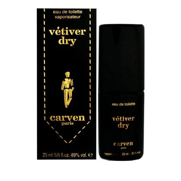 Vetiver Dry by Carven for Men 0.8 oz Eau de Toilette Spray