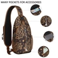 thumbnail image 2 of Paisley Crossbody Sling Backpack for Men - Womens Fashion Sling Bag with Adjustable Shoulder Straps for Travel Hiking Chest Bag Daypack Anti-theft Purse, 2 of 6