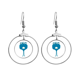 thumbnail image 1 of Universo y monstruo alienígena Los pendientes cuelgan del aro de la joyería del círculo de la gota Unbranded M, 1 of 3