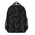 thumbnail image 3 of Black Cat Black Pattern Backpack for School, Cute School Bag with Adjustable Shoulder Straps and Padded Back, 16.9"x12.6"x5.9", 3 of 5