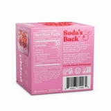 poppi Raspberry Rose Prebiotic Soda, 12 oz, 4 Pack Cans with 5g Sugar ...