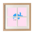thumbnail image 1 of Los depredadores cazan tiburones. Pantalla de escritorio de pared de marco 4 aperturas, 1 of 4