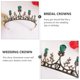thumbnail image 3 of unbranded 1Pc Rhinestone Decorated Green Wedding Crown Hairband Bridal Accessory for Celebrations, 3 of 8