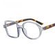 thumbnail image 2 of Gafas de fiesta divertidas con montura de bloque de color cuadrado distintiva, gafas planas de estilo hip hop y fashionista, 2 of 6