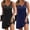 Gp1, variant on Tank Nightgowns for Women 2 Pack Sexy Night Gown Sleeveless Sleepwear Soft Sleep Dress Button Sleepshirt Black/Floral Black X-Large