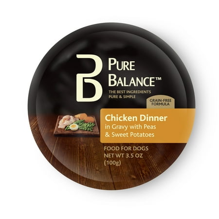 Balance Dinner - (6 pack) Pure Balance Chicken Dinner Wet Food for Dogs, 3.5 oz
