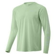 thumbnail image 2 of HUK Men's KC Pursuit Long Sleeve Sun Protecting Fishing Shirt, Dorado-Key Lime, 3X-Large, 2 of 3