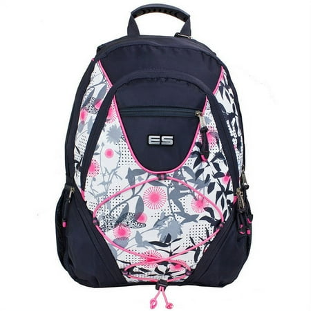 Eastsport East Sports Gray Flower Backpack