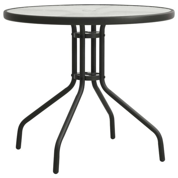 vidaXL Bistro Table Anthracite 31.5"x28" Steel