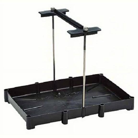 Seachoice 22071 Battery Tray with Stainless Steel Hold Down Rods