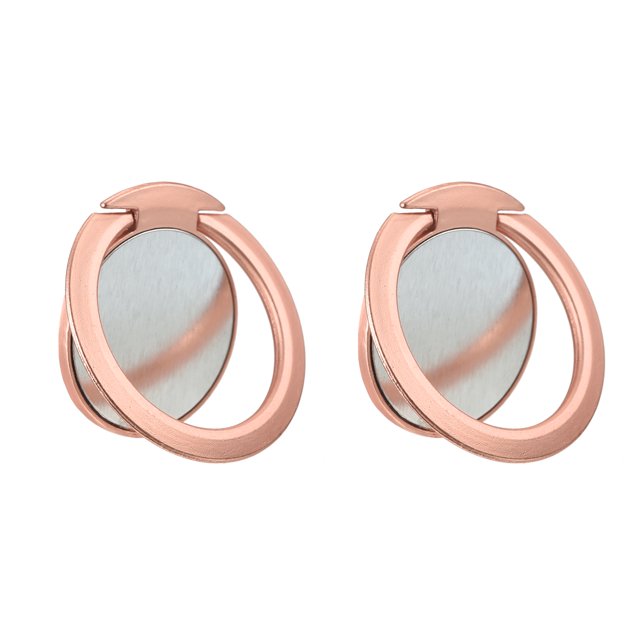 Soporte para teléfono anillo Unique Bargains 2uds Rosa Oro