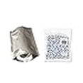 thumbnail image 3 of Pleasant Grove Farm 7 MIL Zip Lock Gusseted Heat Seal Mylar Bags Multiple Sizes WITH Oxygen Absorbers (100, 1 PINT 6 x 8 inch + 100cc Absorbers), 3 of 4