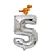 thumbnail image 1 of Globo plateado con figura de tiranosaurio 5, 1 of 6