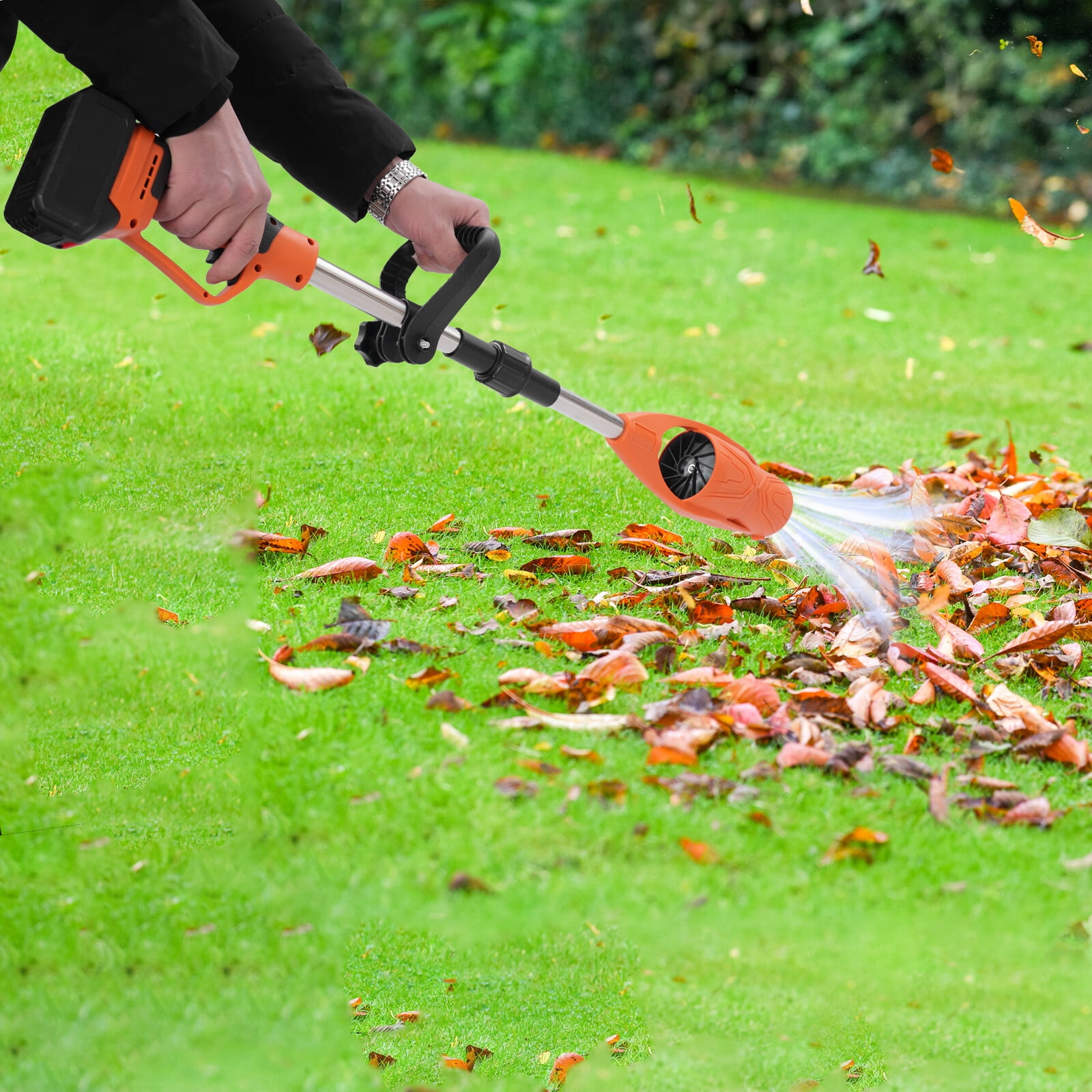 Lithium Battery Powered Leaf Blower, Cordless Leaf Blower, Electric Leaf Blower for Lawn Care