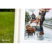 Luca-S Welcome Home Kit & Frame Counted Cross-Stitch